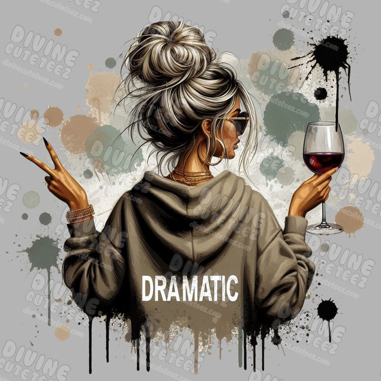 Dramatic DTF Transfer