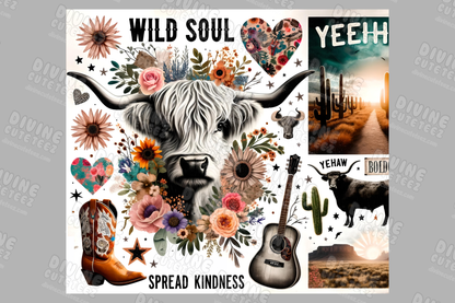 Wild Soul 20oz Sublimation Transfer