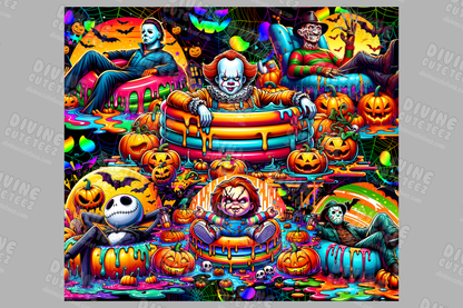 Horror Characters 20oz Sublimation Transfer