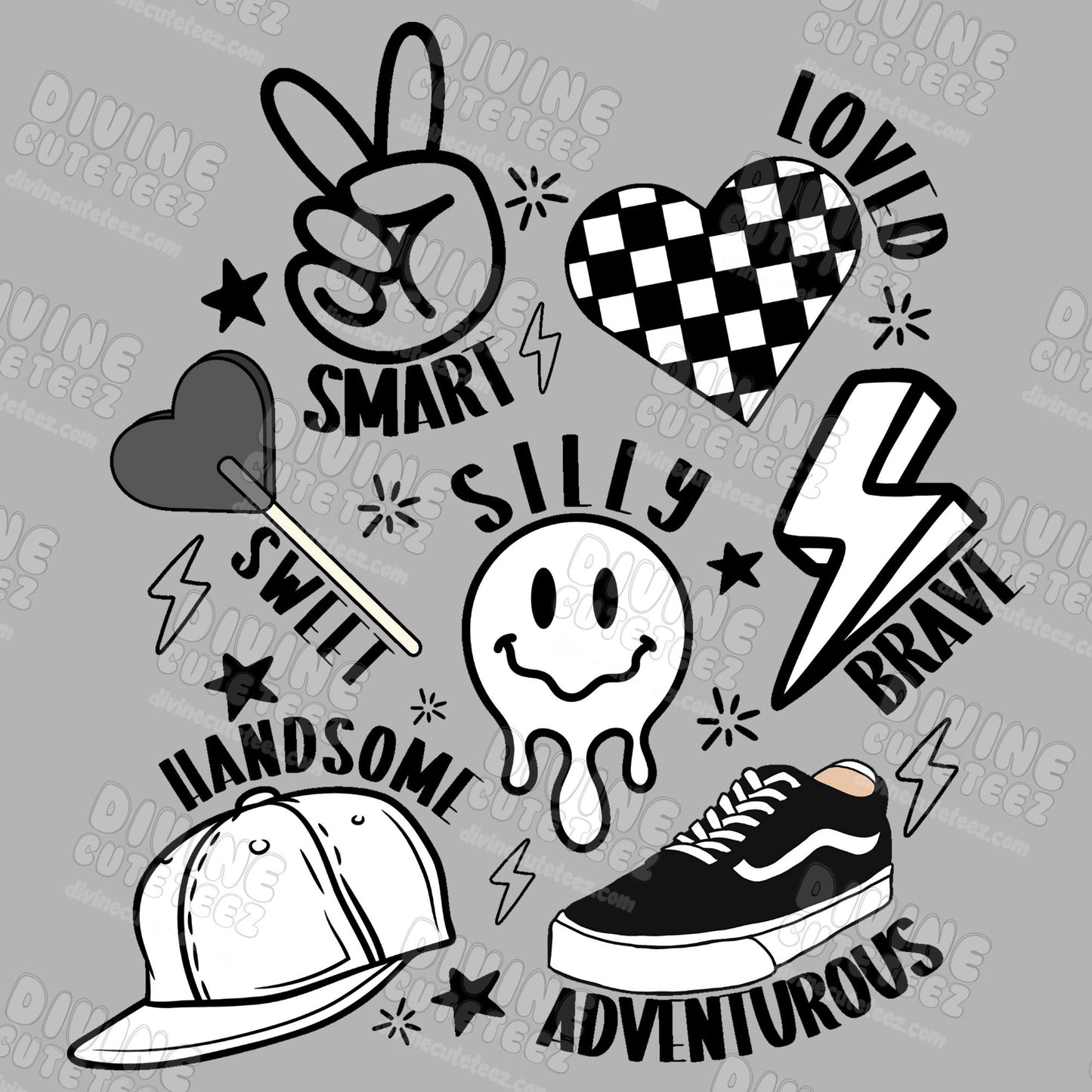 Boy Affirmations DTF Transfer