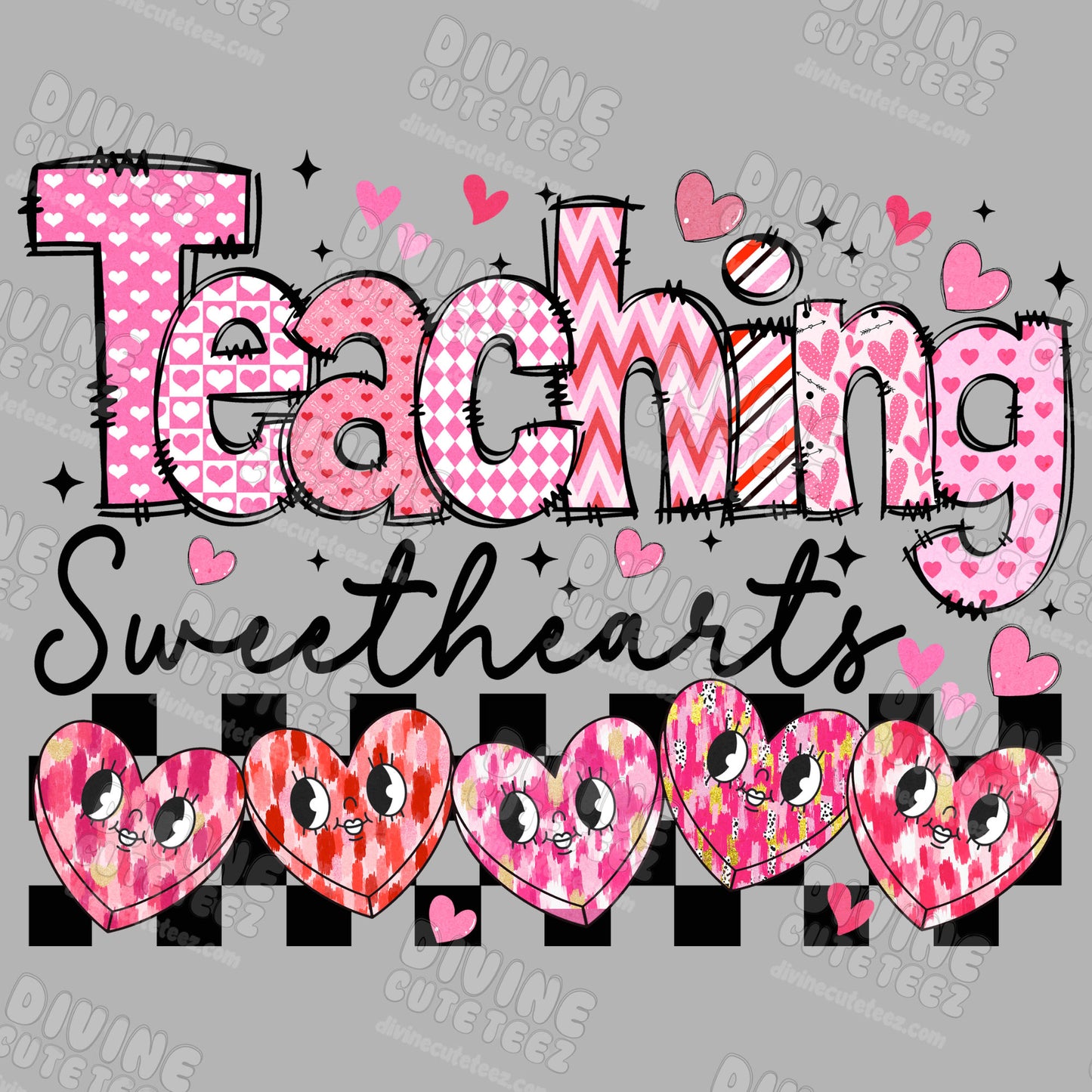 Teaching Sweethearts DTF Transfer