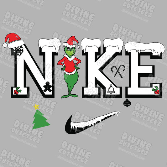 Green Man Swoosh DTF Transfer