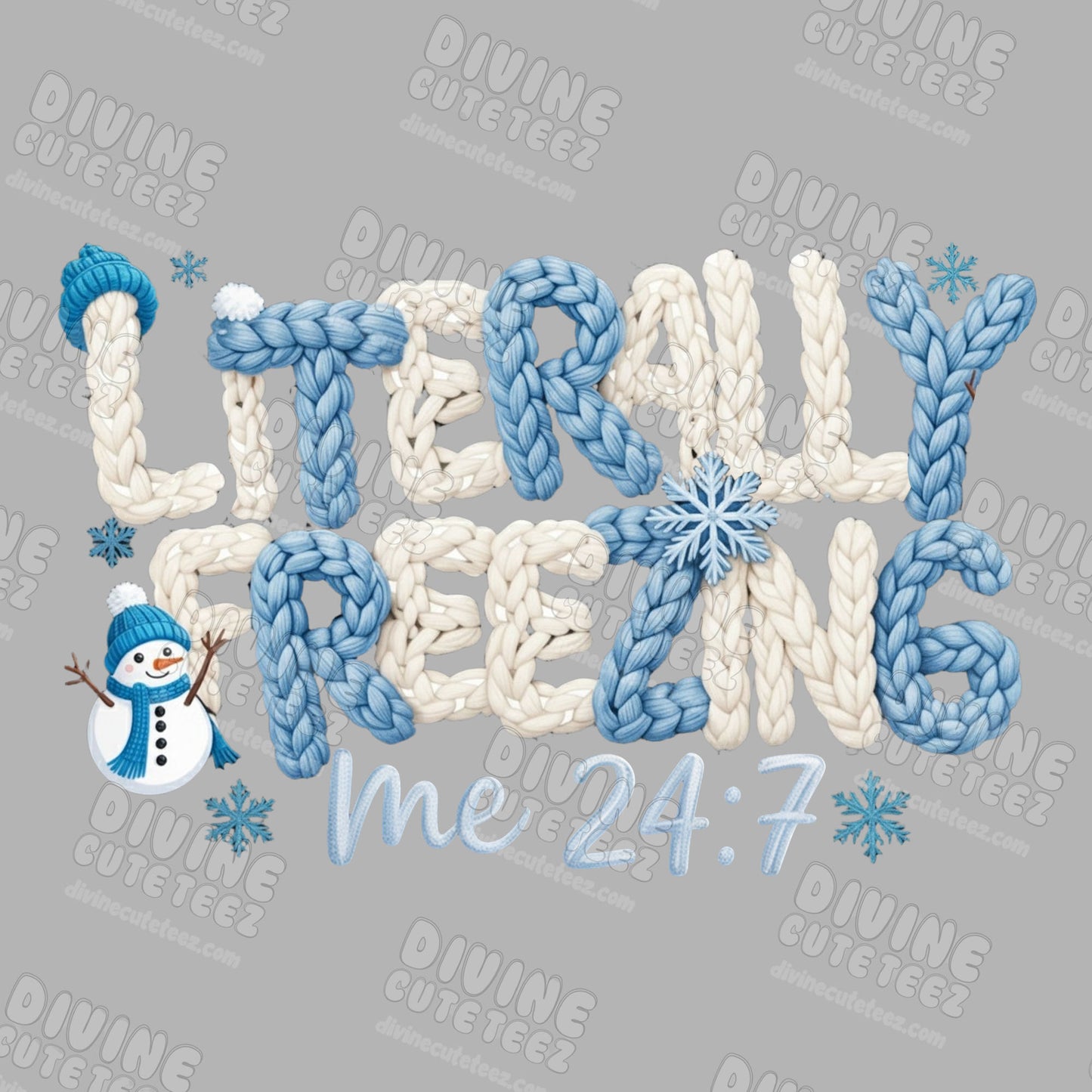 Literally Freezing DTF Transfer