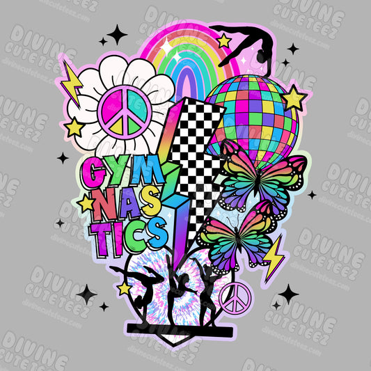 Gymnastics Collage DTF Transfer