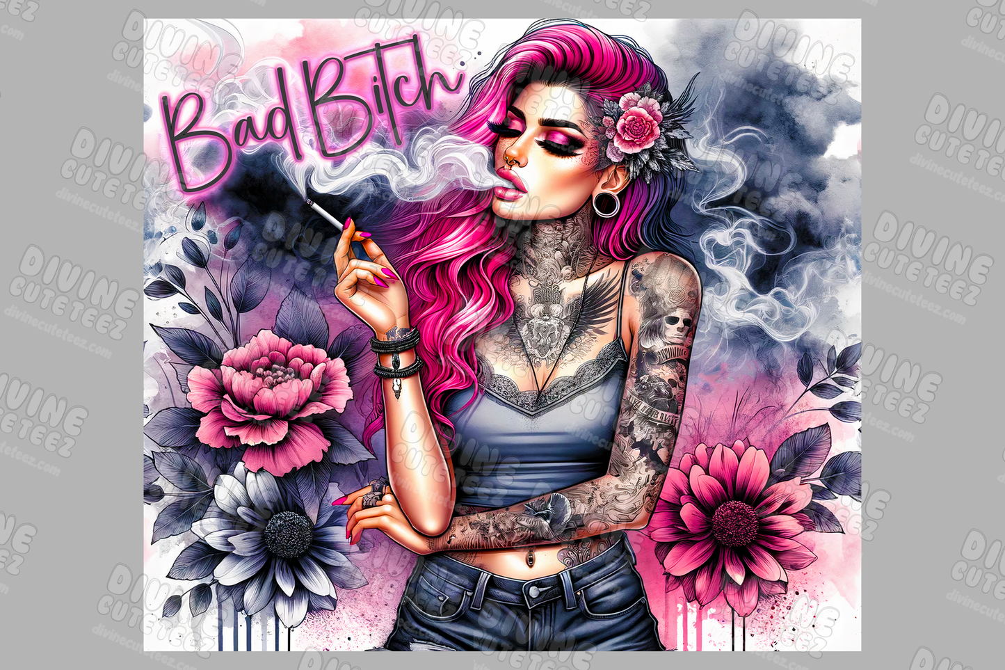 Bad Bitch 20oz Sublimation Transfer