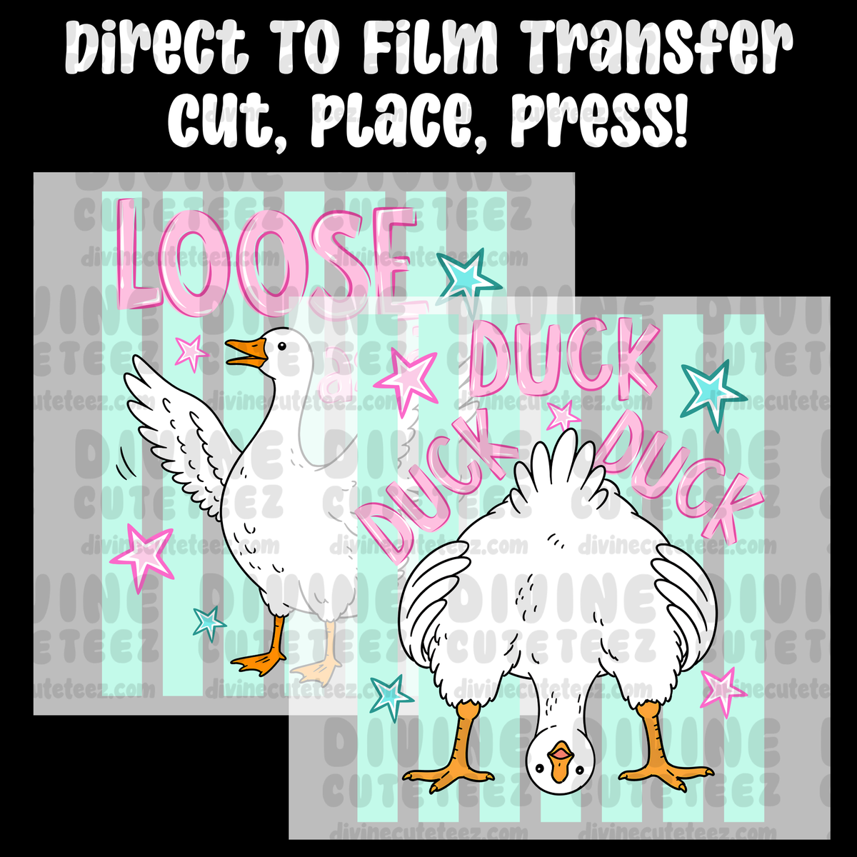 Duck Duck Duck Goose (ONLY front design)
