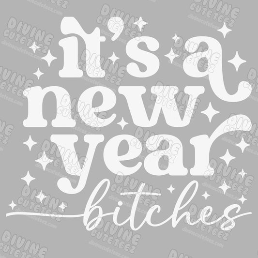 New Year Bitches DTF Transfer