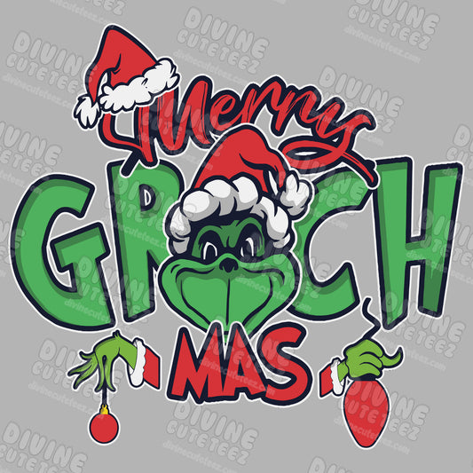 Merry Grinchmas DTF Transfer