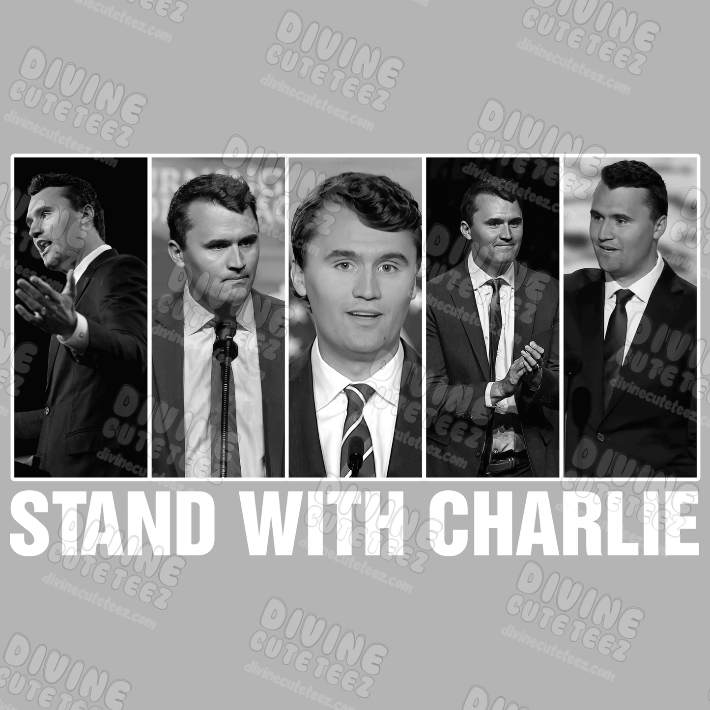 Stand With Charlie DTF Transfer