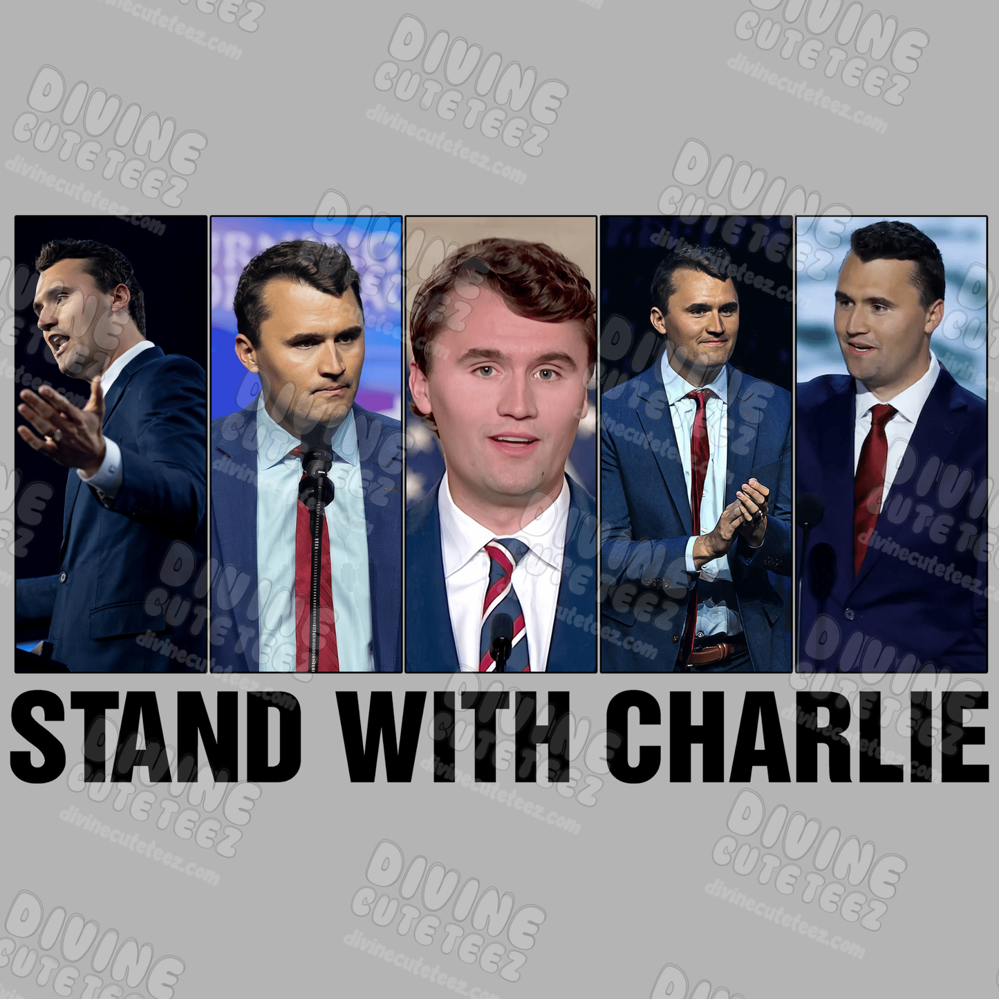Stand With Charlie DTF Transfer