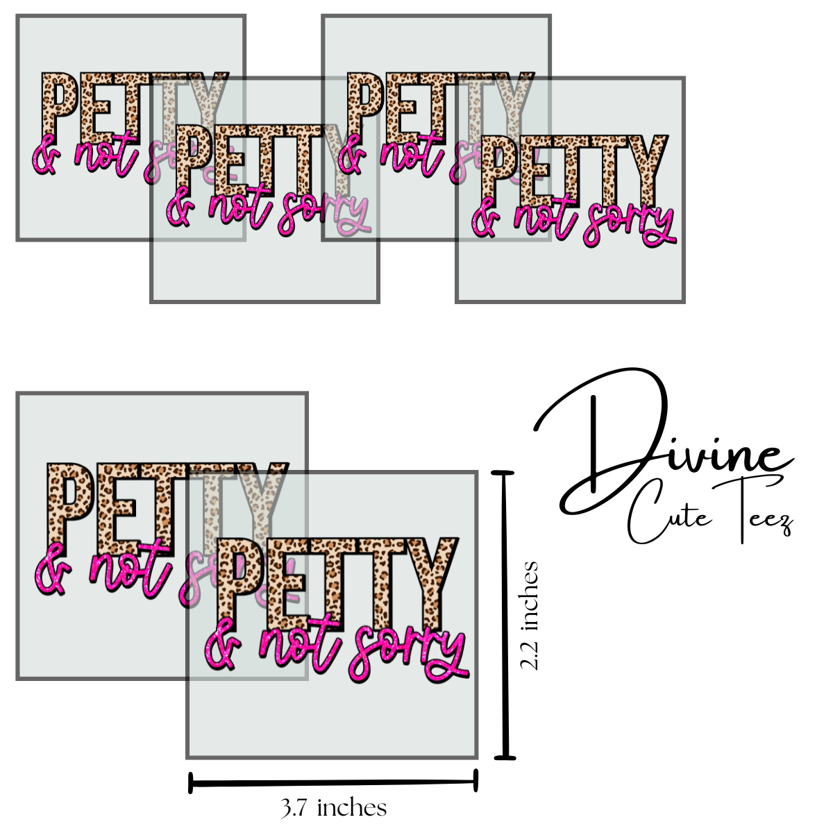 Petty & Not Sorry Decal