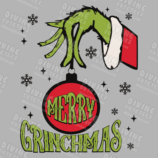 Merry Grinchmas DTF Transfer