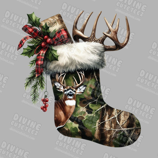 Camo Rack Stocking DTF Transfer