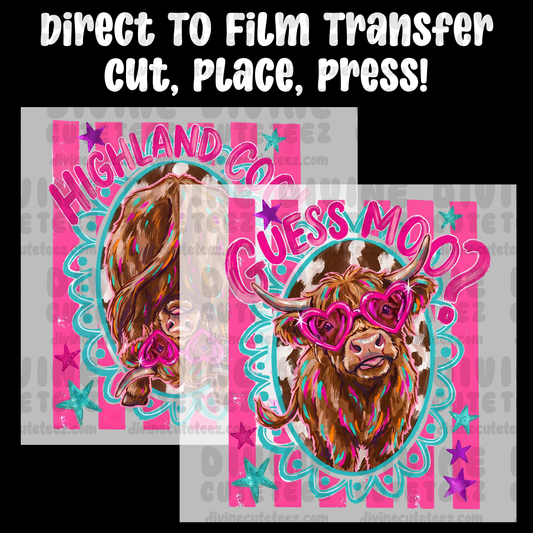 Guess Moo (ONLY front design)