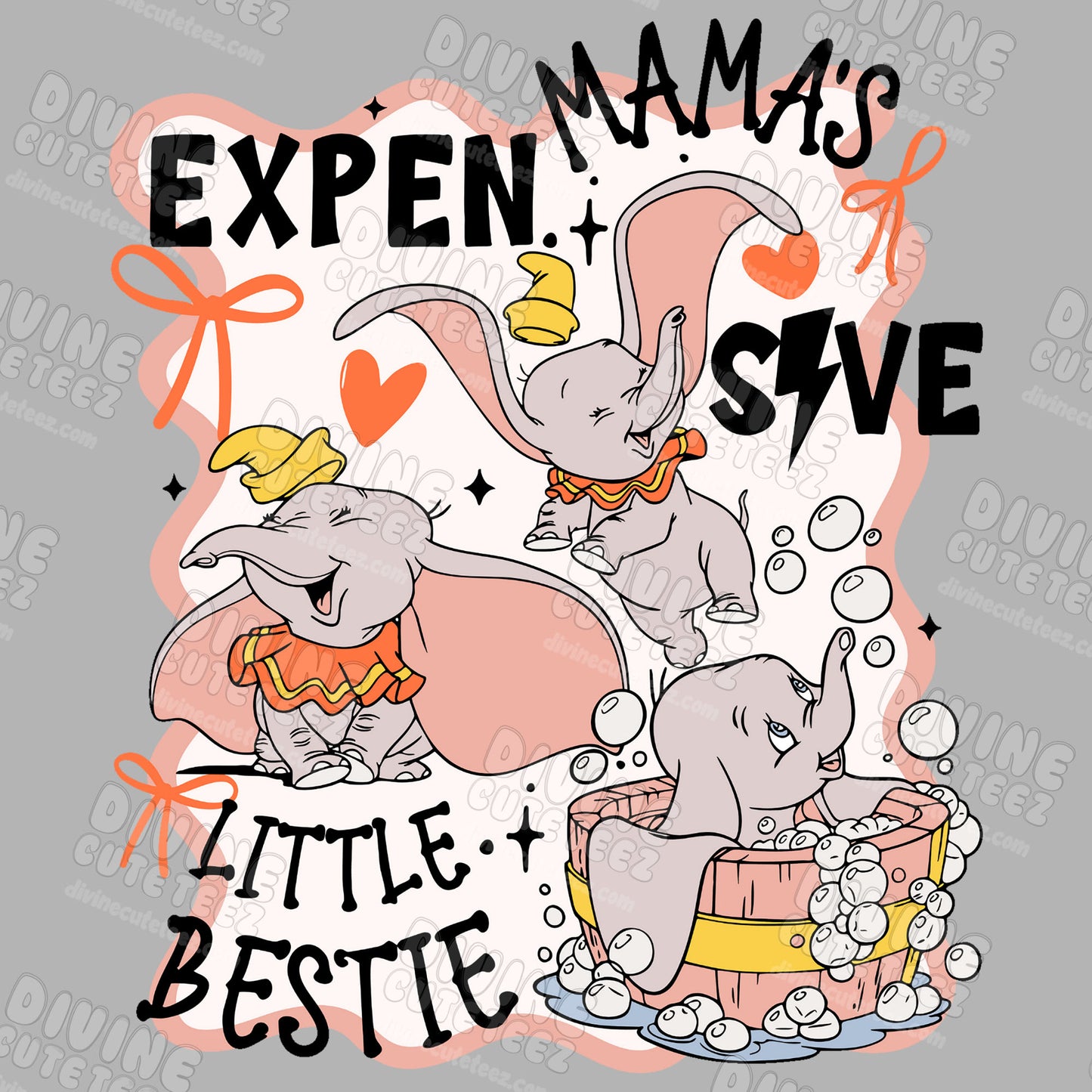 Mamas Expensive Little Bestie DTF Transfer