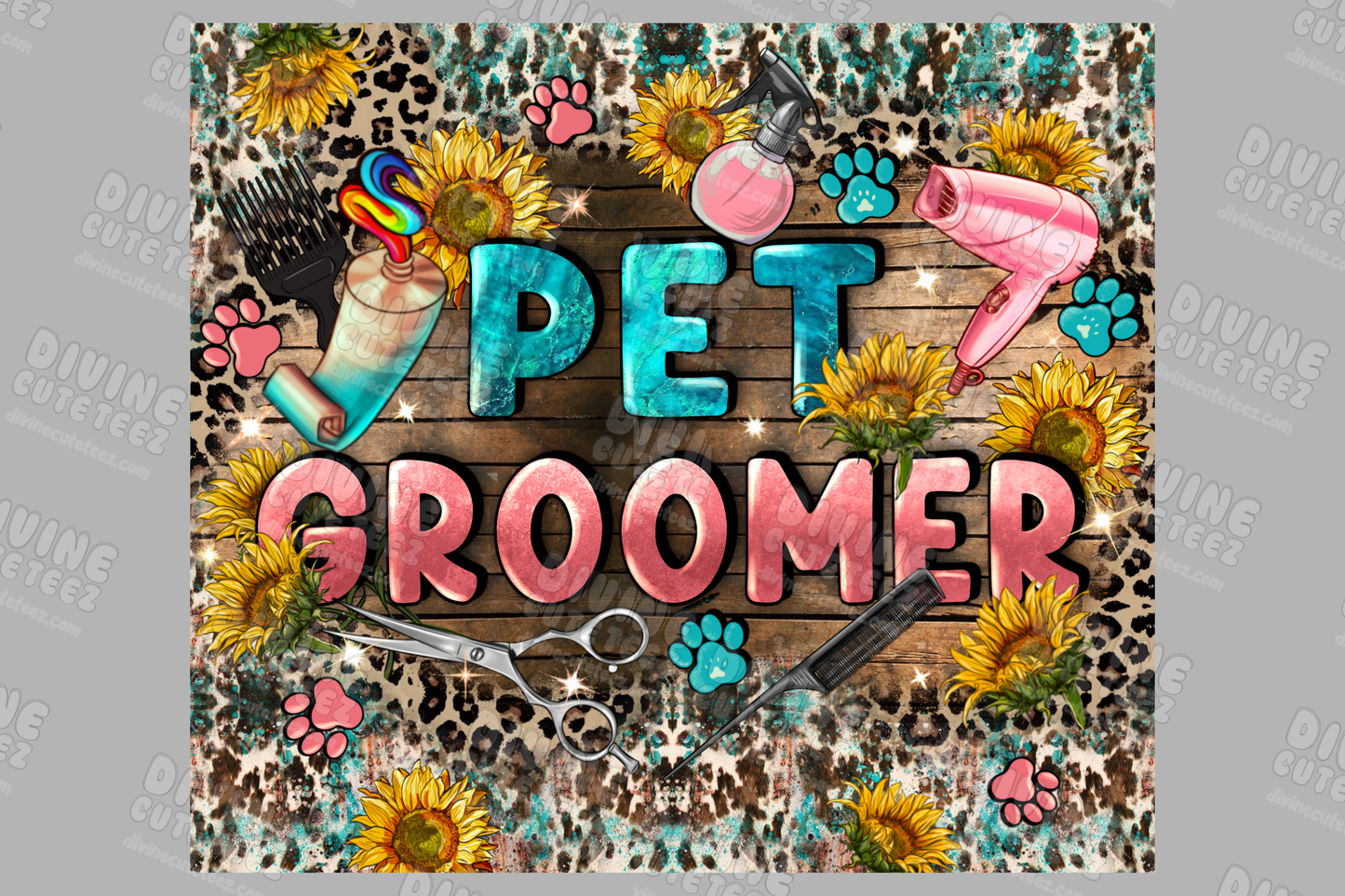 Pet Groomer 20oz Sublimation Transfer