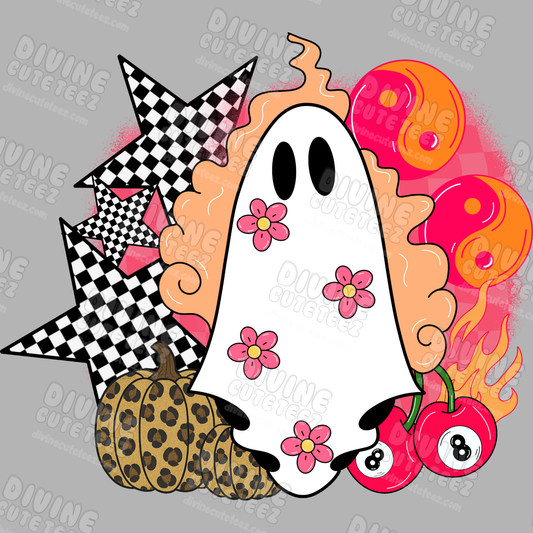 Cutesy Ghost DTF Transfer