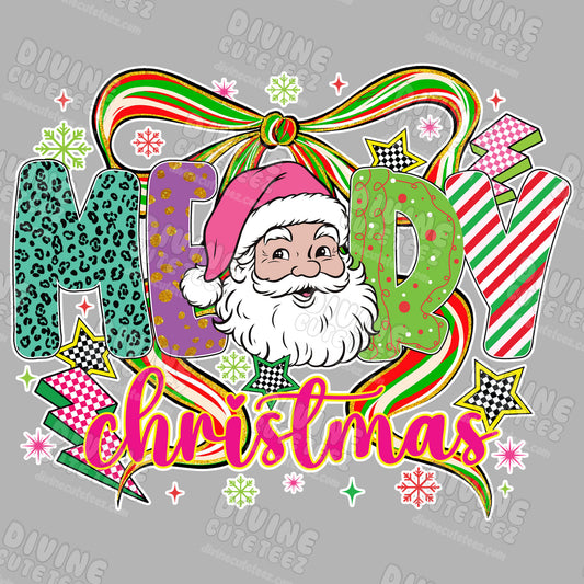 Merry Christmas DTF Transfer