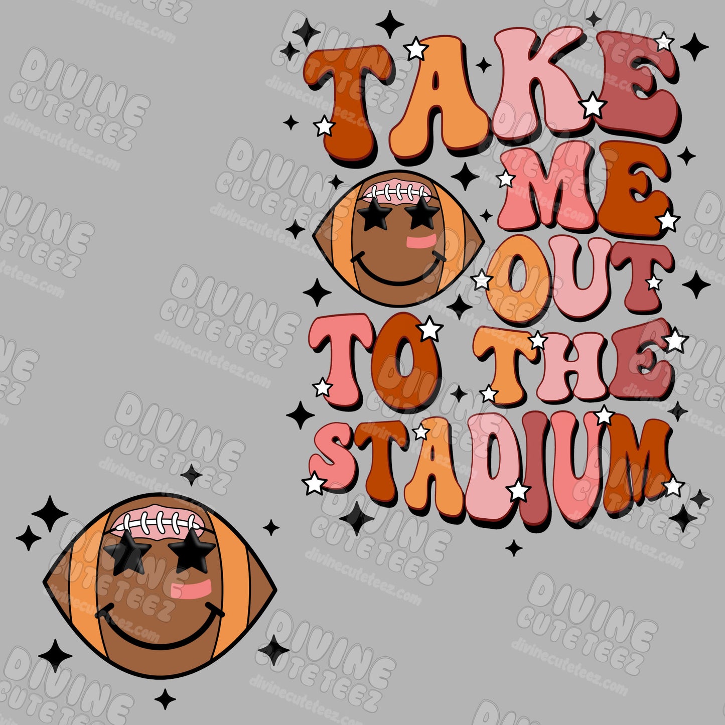 Take Me Out To The Ballgame DTF Transfer