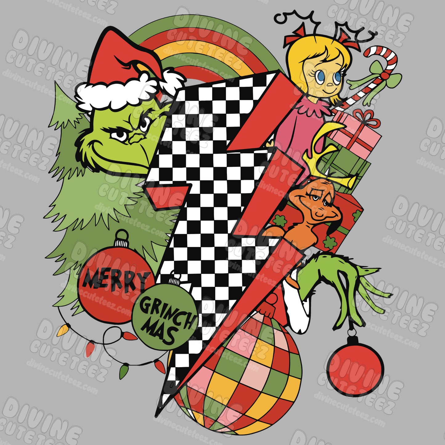 Merry Grinchmas DTF Transfer