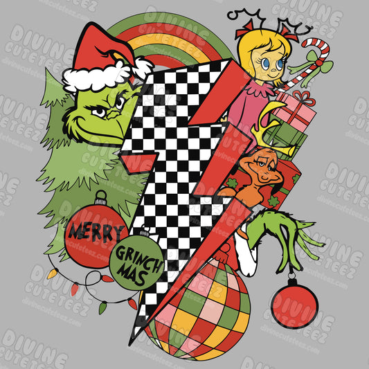 Merry Grinchmas DTF Transfer
