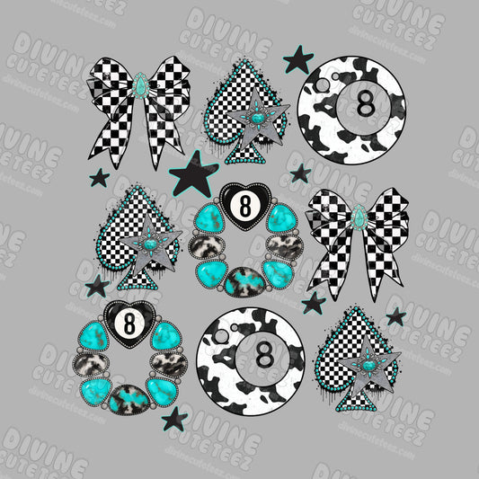 Western Collage DTF Transfer