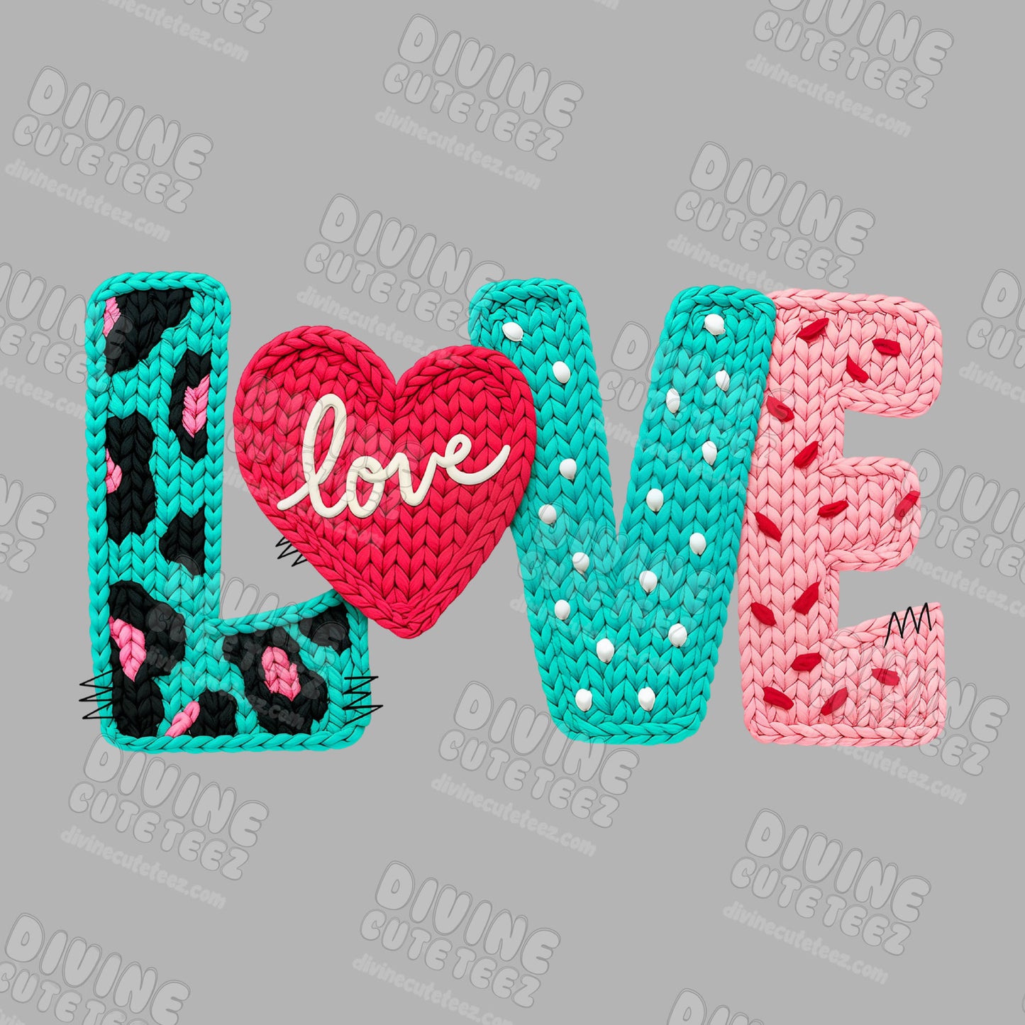 Crochet Love DTF Transfer