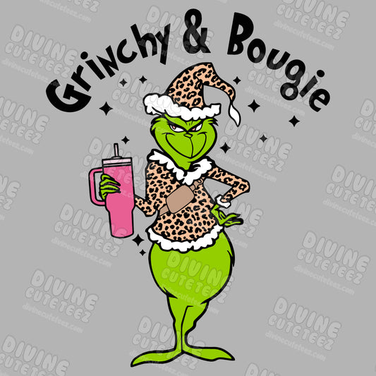 Grinchy & Bougie DTF Transfer