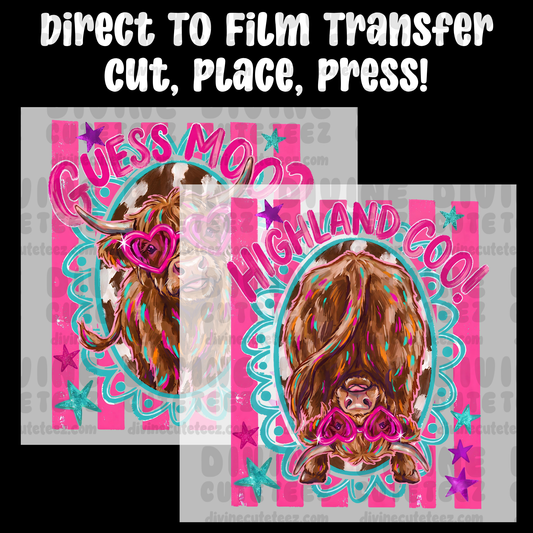 Highland Coo (ONLY front design)