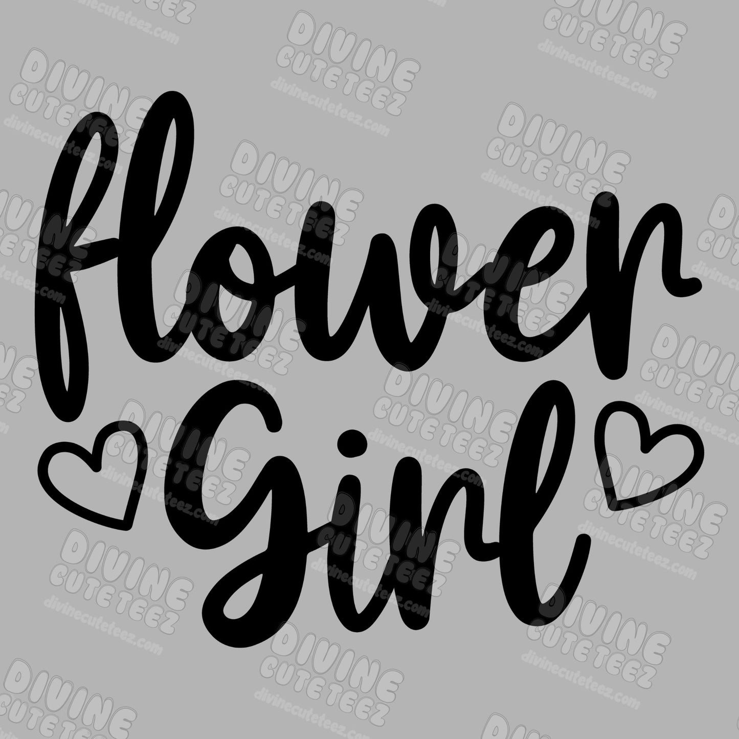 Flower Girl DTF Transfer