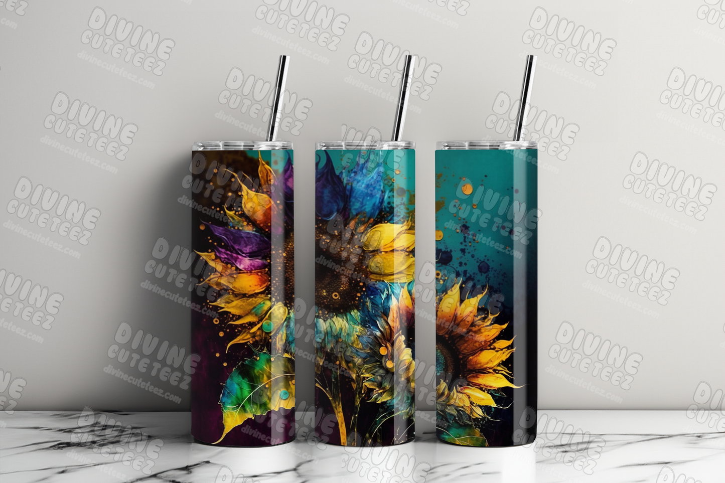 Sunflower 20oz Sublimation Transfer