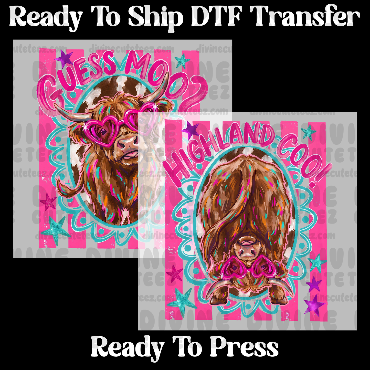 Highland Cow Full Size Set