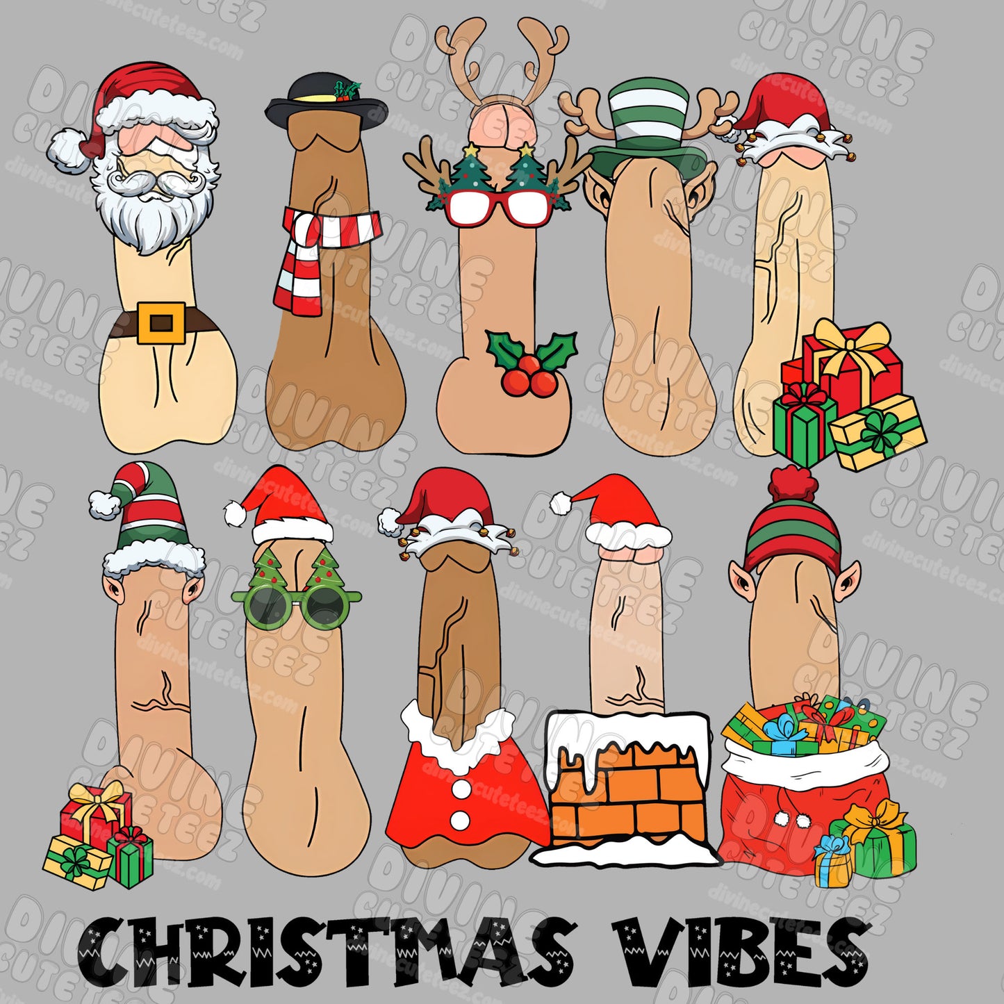 Christmas "Richard" Vibes DTF Transfer