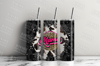 Cowprint Splat Mama 20oz Sublimation Transfer