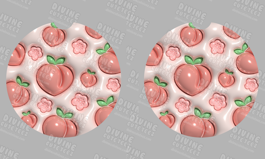 Peach Sublimation Coaster Set