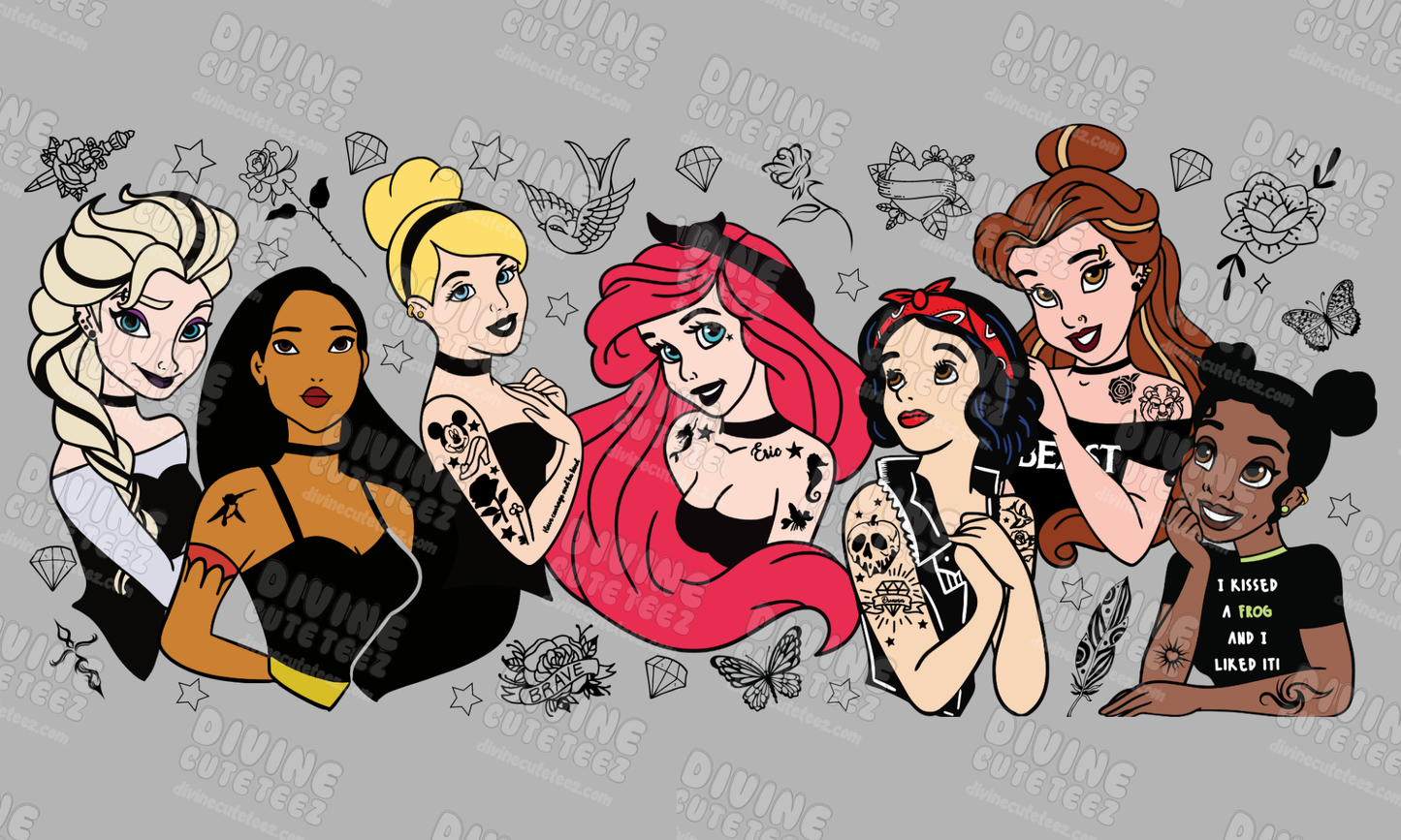 Disney Baddies 16oz UV-DTF Transfer