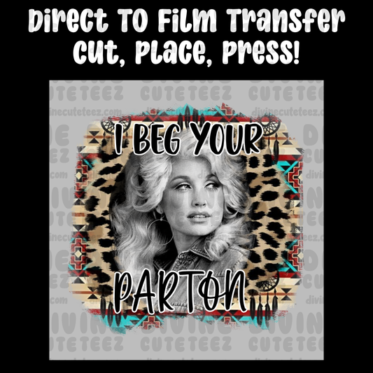 Beg your parton