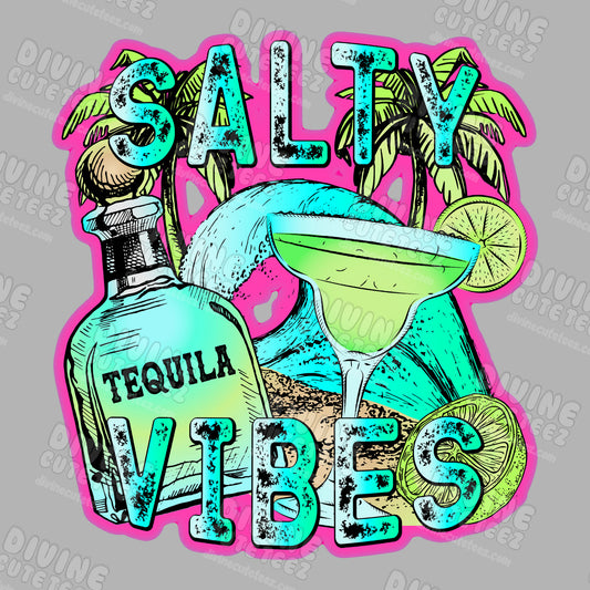 Salty Vibes DTF Transfer