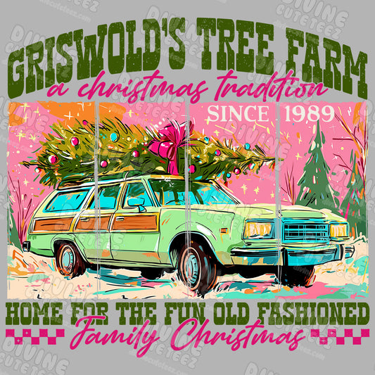 Griswolds Tree Farm DTF Transfer