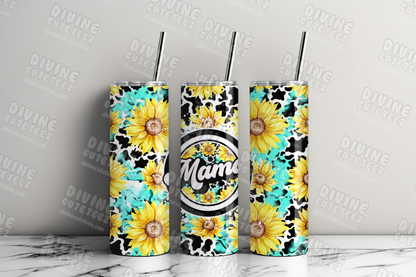 Mama Sunflower 20oz Sublimation Transfer