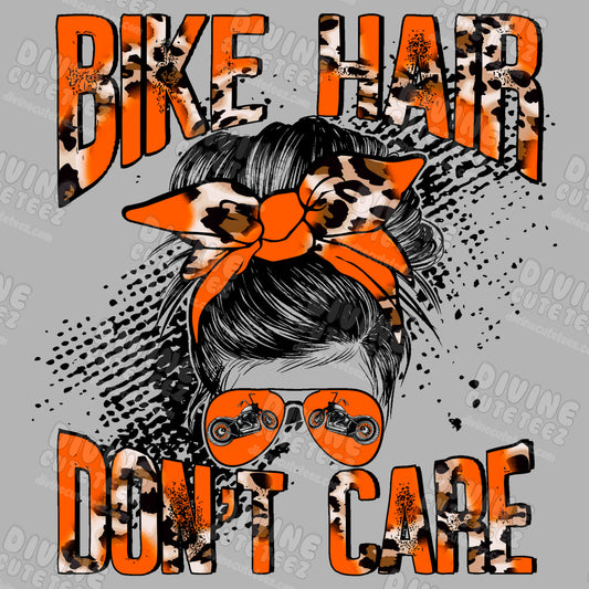 Bike Hair Dont Care DTF Transfer
