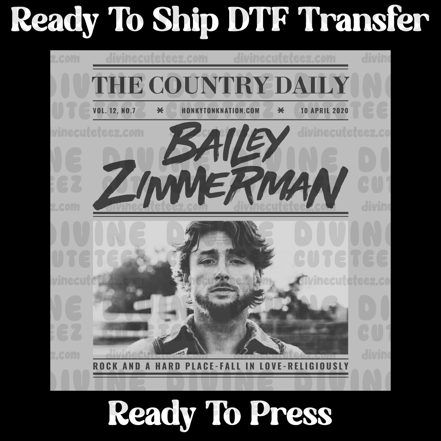 Bailey Zimmerman Newspaper