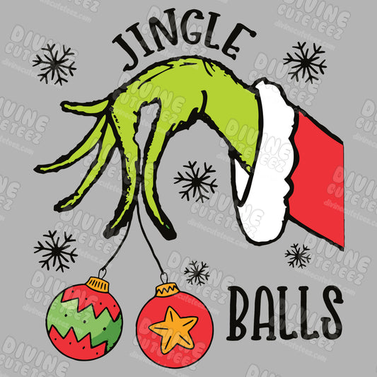Jingle Balls DTF Transfer