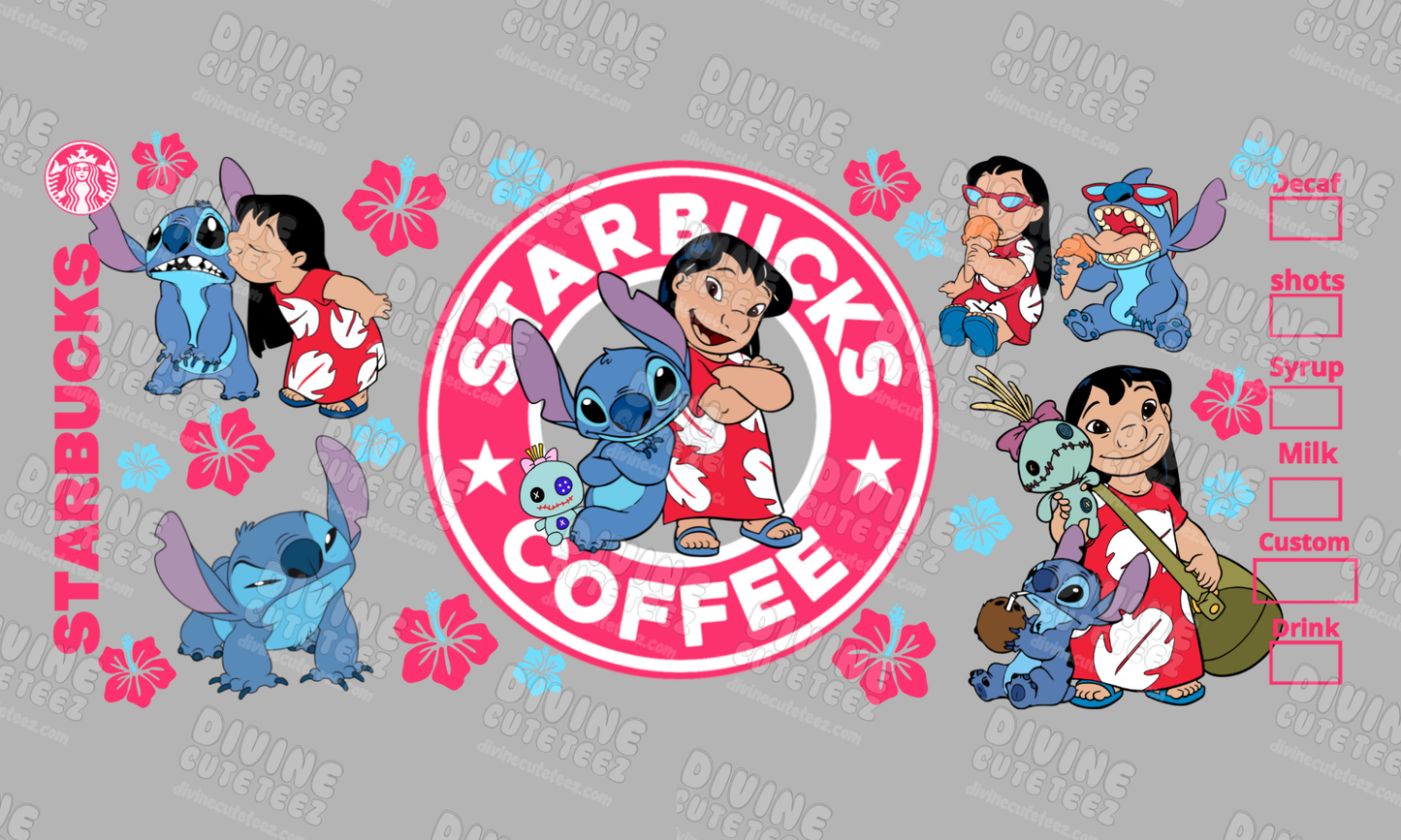 Starbs Lilo & Stitch 16oz UV-DTF Transfer (Copy)