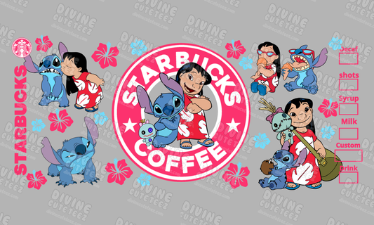 Starbs Lilo & Stitch 16oz UV-DTF Transfer (Copy)