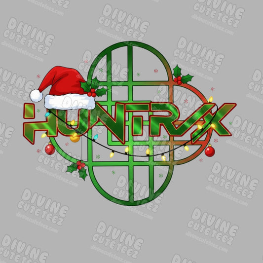 Huntrix Santa Hat DTF Transfer