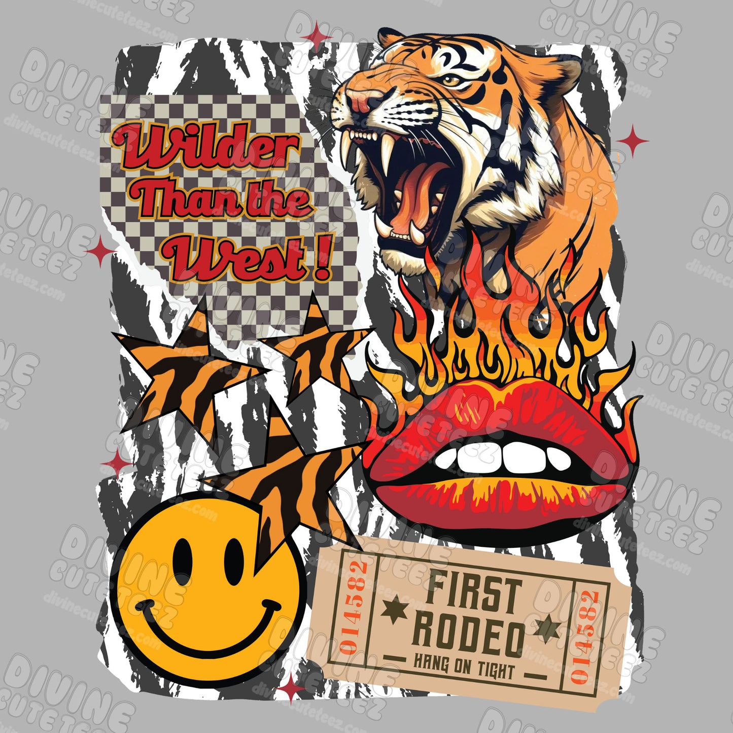 Wilder Than The West DTF Transfer