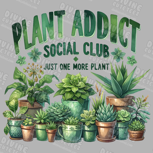 Plant Addict Social Club DTF Transfer