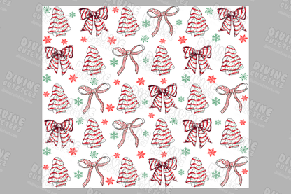 Christmas Tree Cake 20oz Sublimation Transfer