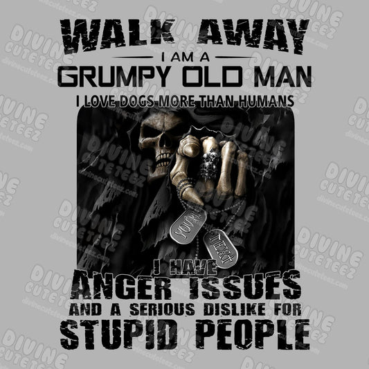 Grumpy Old Man DTF Transfer